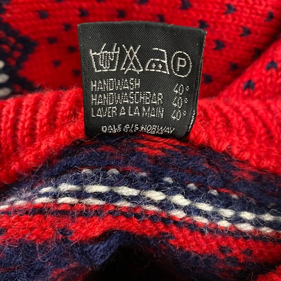 Dale Of Norway Womens Sweater Medium Wool Fair Isle Ski Crewneck Nordic FS-1109 - Picture 5 of 6